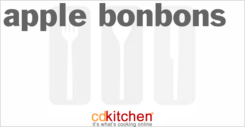Apple Bonbons - CDKitchen.com