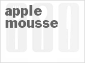 recipe for apple mousse