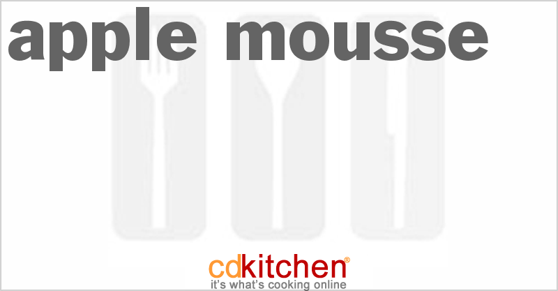 Apple Mousse - CDKitchen.com