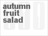 recipe for autumn fruit salad