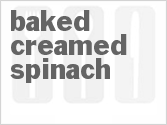 recipe for baked creamed spinach