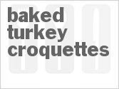 recipe for baked turkey croquettes