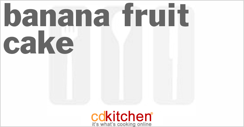 Banana Fruit Cake - CDKitchen.com
