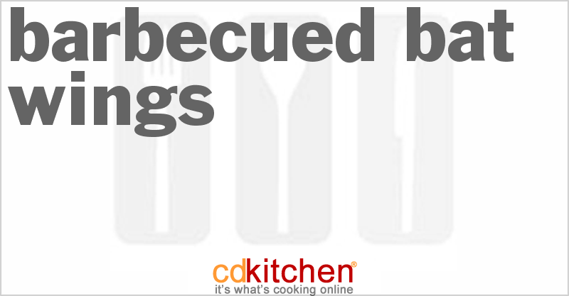 Barbecued Bat Wings - CDKitchen.com