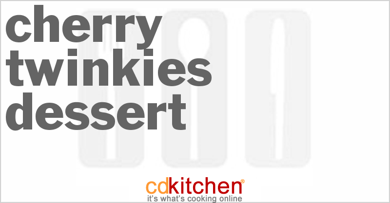 Cherry Twinkies Dessert - CDKitchen.com