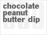 recipe for chocolate peanut butter dip