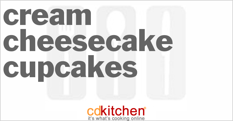 Cream Cheesecake Cupcakes - CDKitchen.com