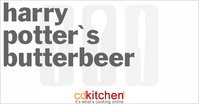 Harry Potter's Butterbeer - CDKitchen.com