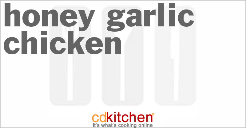 Honey Garlic Chicken - CDKitchen.com