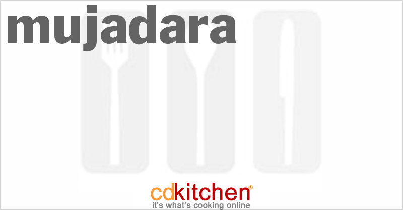 Mujadara - CDKitchen.com