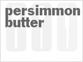 recipe for persimmon butter