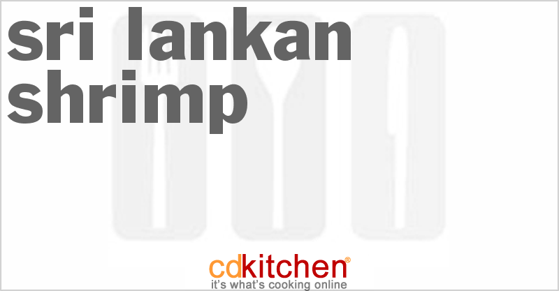 Sri Lankan Shrimp - CDKitchen.com