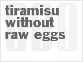 recipe for tiramisu without raw eggs