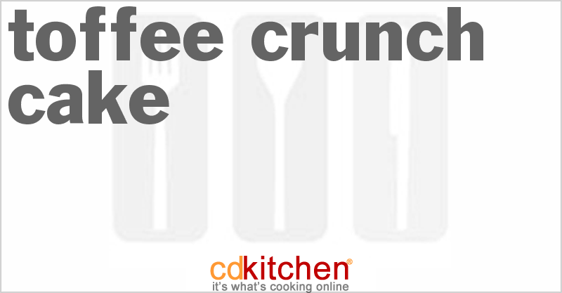 Toffee Crunch Cake - CDKitchen.com