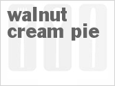 recipe for walnut cream pie
