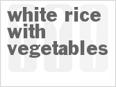 recipe for white rice with vegetables