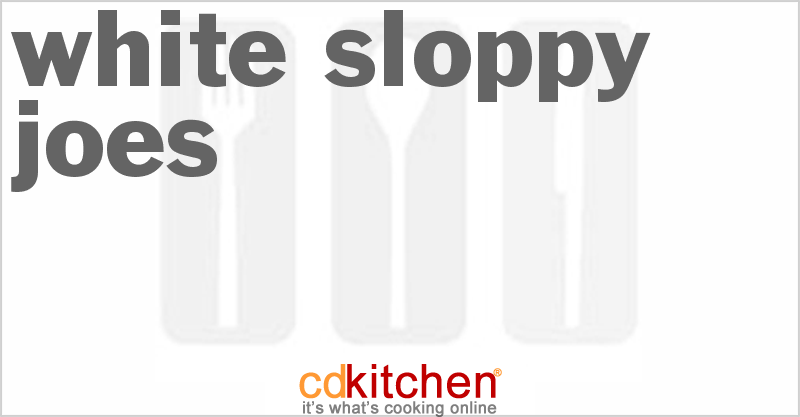 White Sloppy Joes - CDKitchen.com