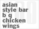 recipe for asian style bar-b-q chicken wings