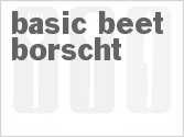 recipe for basic beet borscht