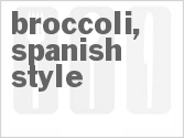 recipe for broccoli, spanish style