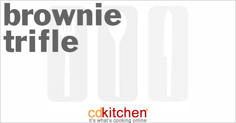 Brownie Trifle - CDKitchen.com
