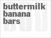 recipe for buttermilk banana bars
