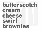 recipe for butterscotch cream cheese swirl brownies
