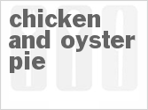 recipe for chicken and oyster pie