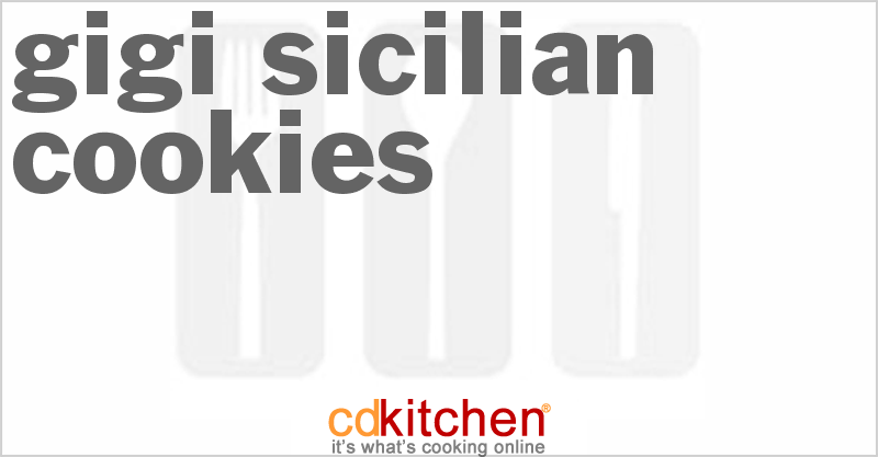 Gigi - Sicilian Cookies - CDKitchen.com