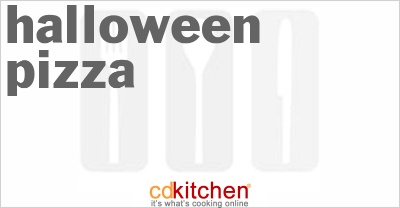 Halloween Pizza - CDKitchen.com