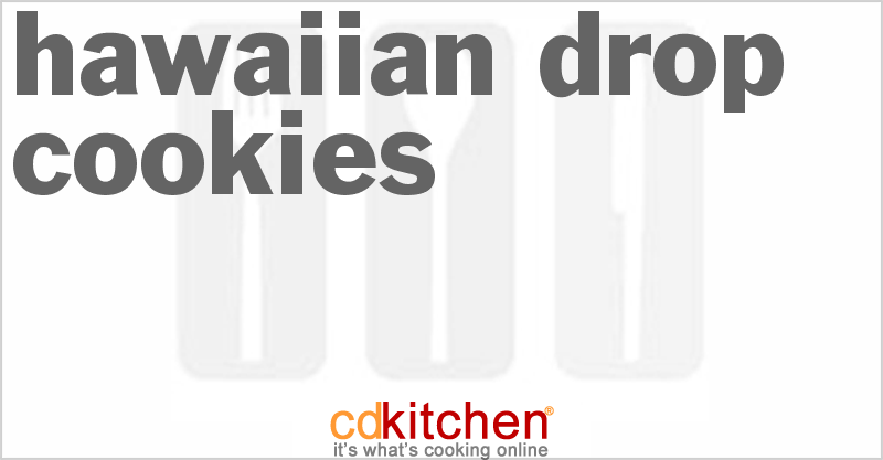 Hawaiian Drop Cookies - CDKitchen.com