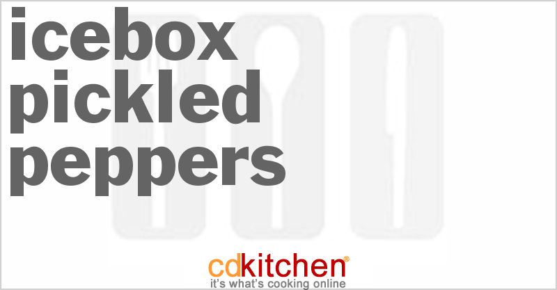 Icebox Pickled Peppers - CDKitchen.com