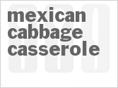 recipe for mexican cabbage casserole