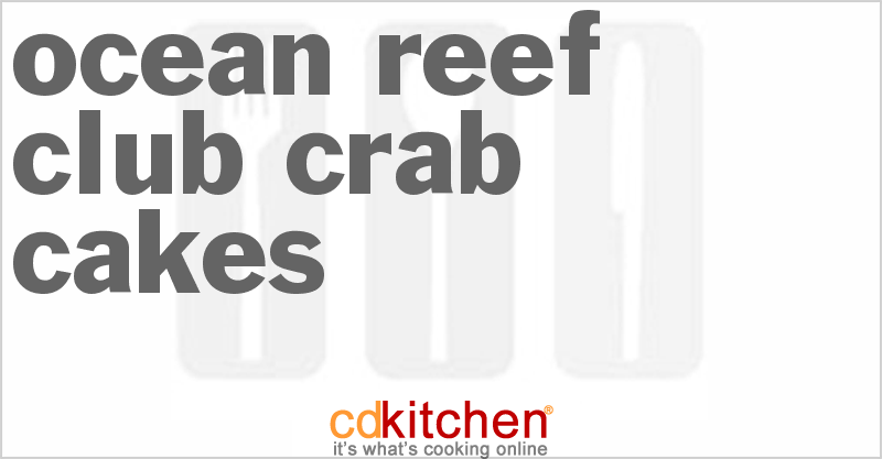 Ocean Reef Club Crab Cakes - CDKitchen.com