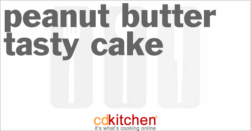 Peanut Butter Tasty Cake - CDKitchen.com