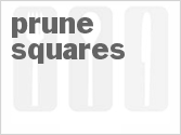 recipe for prune squares