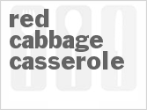 recipe for red cabbage casserole