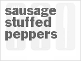 recipe for sausage stuffed peppers