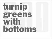 recipe for turnip greens with bottoms