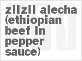 recipe for zilzil alecha - ethiopian beef in pepper sauce