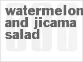 Watermelon and Jicama Salad