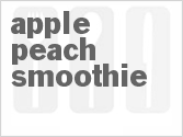 recipe for apple peach smoothie