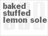 recipe for baked stuffed lemon sole