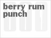recipe for berry rum punch