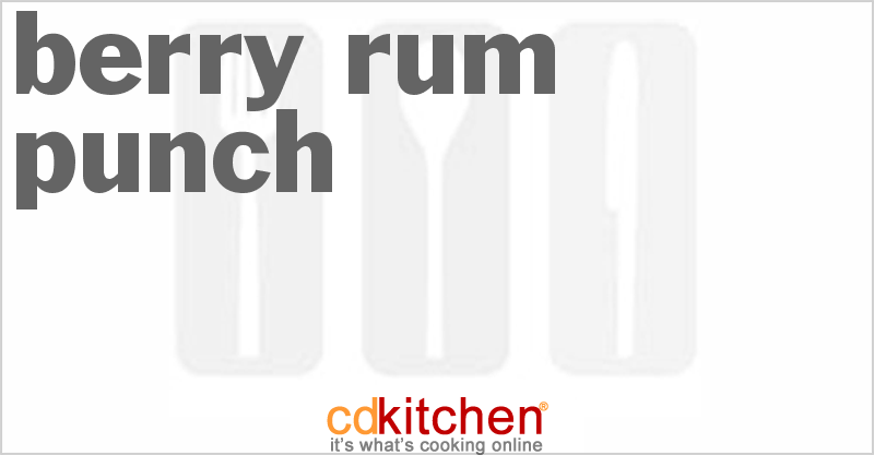 Berry Rum Punch - CDKitchen.com