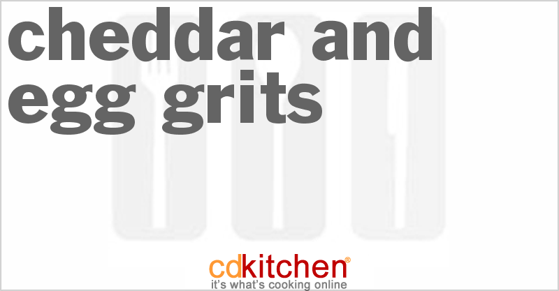 Cheddar And Egg Grits - CDKitchen.com