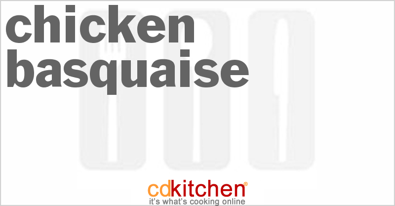 Chicken Basquaise - CDKitchen.com