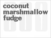 recipe for coconut marshmallow fudge