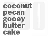recipe for coconut pecan gooey butter cake