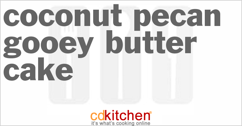 Coconut Pecan Gooey Butter Cake - CDKitchen.com